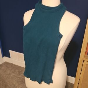 Maurices Blue Ribbed Tank Top Sleeveless